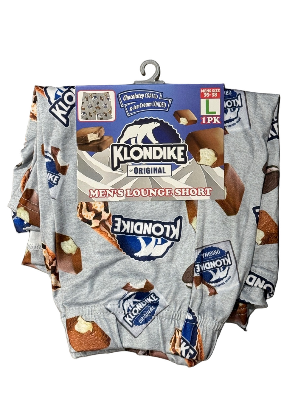 Mens Klondike Ice Cream Bar Licensed Lounge Shorts - Size Large - NWT